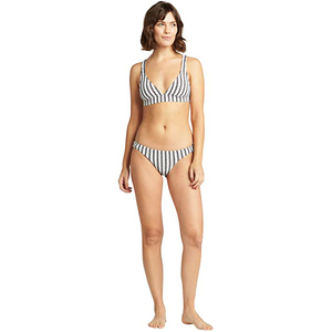 Conjunto de Bikini de 2 Piezas con Cuello Halter y Lazos Laterales para Mujer, en Spandex/Nylon de Secado Rápido, para Vacaciones Tropicales y Piscina - Product Image 1