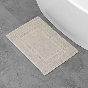 แผ่นรองพื้นกันลื่นสำหรับห้องอาบน้ำ ราคาขายส่ง ปรับแต่งได้ กันน้ำ แห้งเร็ว สีพื้น ไมโครไฟเบอร์ สำหรับห้องน้ำ - Product Image 1