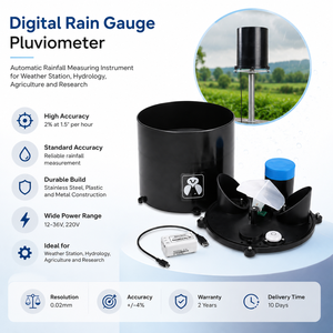 Pluviomètre numérique pour la mesure des précipitations |   Instrument de surveillance des précipitations Rainwise pour l'exploitation des stations météorologiques extérieures - Product Image 5