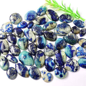 2025 Top qualité en gros naturel de haute qualité Afghanite Cabochons en vrac pierres précieuses cristal mélange forme cabochon meilleur vendeur jaipur - Product Image 4