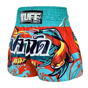 Pantalones Cortos de Boxeo Unisex Personalizados al por Mayor, Sublimados, de Tela Tejida para Artes Marciales, con Aberturas Laterales, de Poliéster, Fabricados en Fábrica OEM, Venta al por Mayor OEM - Product Image 2