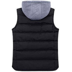 Chaleco Acolchado para Hombre, Estilo Hip Hop, con Cierre de Cremallera, Cuello en V, Impermeable, Transpirable, con Calefacción, Ecológico, para Otoño, con Logotipo Personalizado - Product Image 4