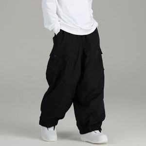 Pantalones de esquí impermeables holgados para hombre y mujer, pantalones de snowboard cortavientos, pantalones térmicos cálidos para exteriores, pantalones de nieve de invierno, ropa de ajuste holgado - Product Image 3