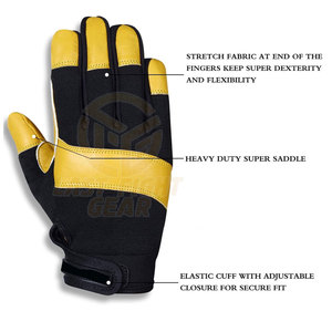 Comfortable Mechanic <b>Gloves</b> With Durable Palm Protection And Breathable Design Mechanic <b>Gloves</b> - Product Image 3