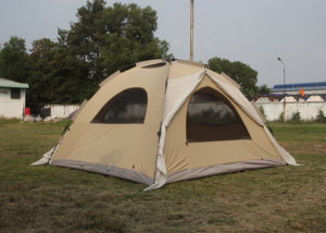 Tente dôme de camping pour 6-8 personnes, origine Vietnam, installation facile, tente en polycoton imperméable, poteaux en fibre de verre, tente extérieure pour le camping - Product Image 2