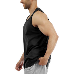 Camiseta Deportiva para Hombre, Tejido Suave, Flexible, Ligera, para Entrenamiento Físico, Gimnasio, Culturismo - Product Image 6