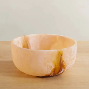 Bol à salade moderne en résine écologique, motif marbre noir et blanc, fait main, pour fêtes et service à domicile, vente en gros, bol personnalisé - Product Image 4