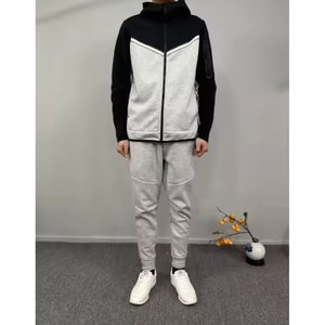 Nuevo Chándal de Moda para Hombre 100% Algodón, Chándal de Alta Calidad con Forro Polar Grueso, Chándal Holgado de Algodón Grueso Personalizado para Hombre - Product Image 4