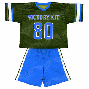 Ensemble de maillots de sport personnalisés pour hommes, respirant, à séchage rapide, t-shirt et short, tenue d'entraînement de football personnalisée, vêtements de sport pour la salle de sport - Product Image 4