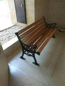 Banc de jardin luxueux en bois et métal pour la maison, l'hôtel, l'extérieur, le parc, durable, pour l'intérieur et l'extérieur. - Product Image 6