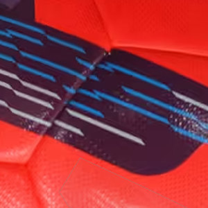 Professional Red Soccer Ball | Hybrid <b>Machine</b> <b>Stitched</b> & <b>Hand</b> Sewn Football for Practice and Match Play Made In Pakistan - Product Image 6