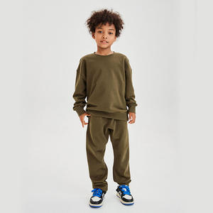 High Quality Kids <b>Plain</b> Pullover <b>Sweatshirt</b> Custom Logo Clothes Family Matching Crewneck <b>Sweatshirts</b> - Product Image 1