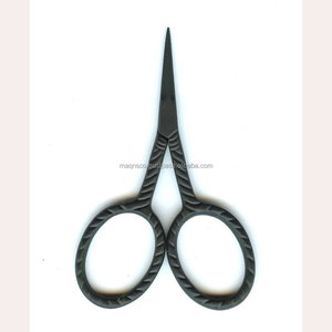 Kelmscott Designs 3" Vintage Scissors <b>Old</b> World Charm Embroidery Shears Antique Style <b>Mini</b> Craft Scissors for Sewing - Product Image 3