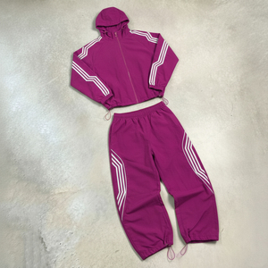 Custom Printed <b>Men's</b> Winter Tracksuit Cotton Windbreaker Set Reversible Design Sport <b>Jacket</b> Drawstring Closure Breathable - Product Image 2