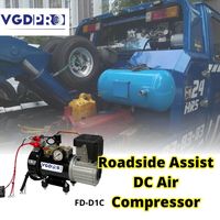 Portable 24V haute efficacité Mini compresseur d'air pompe résistant aux intempéries DC compresseur d'air d'entretien embarqué sans huile