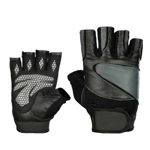 ถุงมือฟิตเนสหนังวัวครึ่งนิ้ววัสดุนีโอพรีนสำหรับยกน้ำหนักออกกำลังกายในยิมออกแบบโลโก้ได้ตามต้องการ - Product Image 3