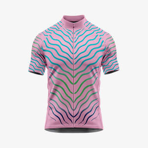 Vêtements de cyclisme d'équipe de haute qualité OEM, respirants, anti-transpiration, avec logo personnalisé sublimé, ensembles de maillots de cyclisme à manches courtes - Product Image 5