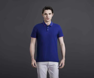 Camisas Casuales Personalizadas de Alta Pureza para Hombre, de Algodón Suave de Punto, Antiarrugas, de Secado Rápido, Manga Corta, con Logotipo Impreso Personalizado - Product Image 5
