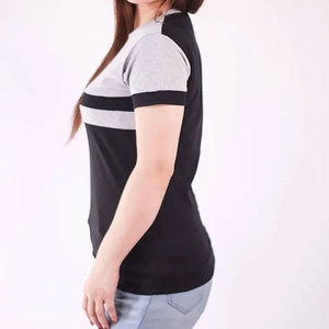 Stylish Design Women T <b>Shirt</b> Summer Lightweight Anti-Wrinkle Breathable 100% Cotton Short Sleeve Crew Neck Premium Quality Hot - Product Image 3