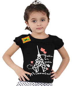 Camiseta Informal para Niñas, 100% Algodón, Transpirable, con Estampado Animal, Manga Corta - Product Image 2