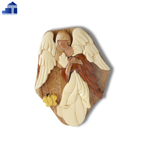 Handmade Wooden <b>Puzzle</b> <b>Box</b> Folk Art Carved Figure Irregular Shape Home Decoration - Product Image 2