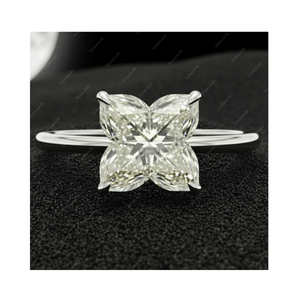 Ideas de regalos de Navidad originales, anillo de diamantes único personalizado de 25 quilates para mamá, papá, esposa, marido, joyería por menos de 500 para 2025 - Product Image 1