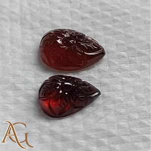 พลอยทับทิมแกะสลักแบบอินทากลิโอ สีแดงผสม สำหรับทำเครื่องประดับ ขายส่ง ราคาดีที่สุด - Product Image 2