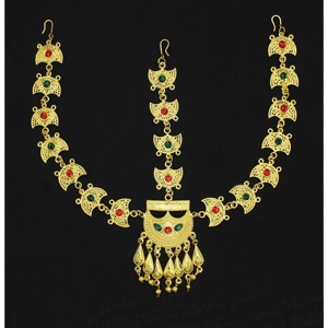 <b>Women's</b> Gold Plated Hairpin <b>Headband</b> Jewellery New Fashion Trendy Look for Wedding Anniversary Bridal Hair Decoration Accessory - Product Image 6