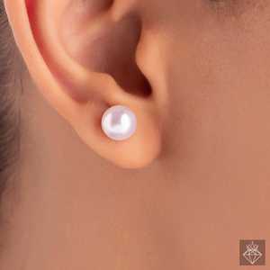 PRAO's Hot Combo Black & White Pearl Stud Pendientes - Product Image 4