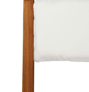Teak Wood Folding <b>Garden</b> <b>Set</b> 2 Chairs Table Outdoor Furniture Rustic Style Foldable Patio Seating - Product Image 4