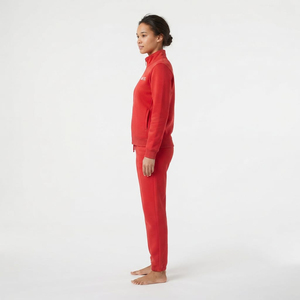 HAWK EYE Sudadera Deportiva Roja para Mujer con Cierre Completo, Color Sólido, Casual, con Bolsillos Laterales, Corte Regular, para Otoño - Product Image 6