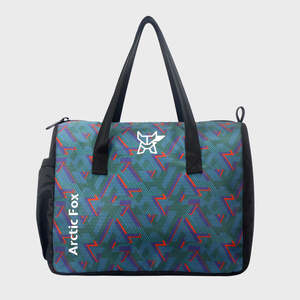 กระเป๋าใส่อาหารกลางวันและกระเป๋าใส่อาหารแบบมีซิป Arctic Fox Little Dude Lines สีฟ้า สำหรับปิกนิกและกิจกรรมกลางแจ้ง - Product Image 6