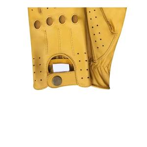 Gants en cuir pour femmes, gants de mode pour hommes, gants de cérémonie en peau de mouton, service OEM, personnalisables, pour la vie quotidienne, en polyester - Product Image 3