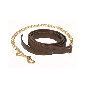 Leather <b>Dog</b> Leashes and <b>Chain</b> <b>Lead</b>. - Product Image 3