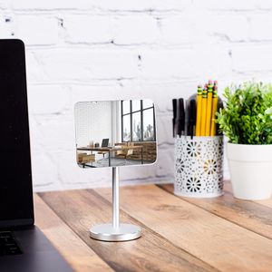 Specchio da Tavolo in Vetro Reale con Supporto Staccabile, Angolo Ampio, Accessorio di Bellezza Discreto e Compatto - Product Image 6