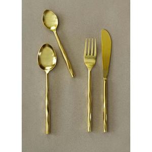 Ensemble de couverts occidentaux élégants faits à la main-cuillère à fourchette en acier plaqué or avec poignée au design fabuleux vente chaude pour la rentrée des classes - Product Image 4