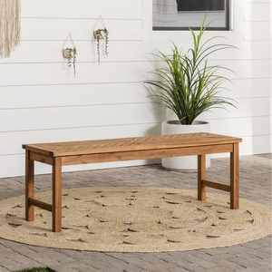 Classic Wooden Stool <b>Bench</b> Backless <b>With</b> Minimalist Design for Garden <b>Set</b> Furniture Decoration - Product Image 6