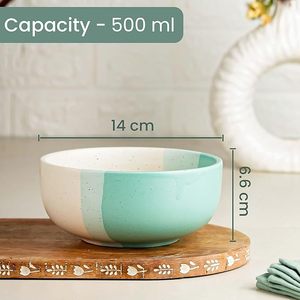 Tazón de Cerámica Premium, Elegante y Asequible, para Servir Sopa, Ensalada, Arroz, Pasta y para Uso en la Comida, por M/S SHAAD HANDICRAFTS - Product Image 4