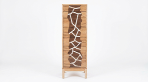 Mueble de Salón Minimalista Contemporáneo de Madera Maciza con 5 Cajones, Diseño de Panel Plano, Muebles Modernos - Product Image 2