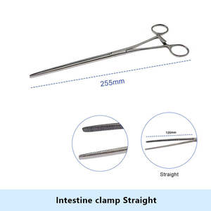 Premium Quality Surgical Instruments Manual Intestine Clamp <b>Pliers</b> for Pet Cats Dogs <b>Set</b> CE By Dentavex - Product Image 2