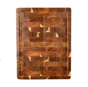 Tabla de cortar de madera de acacia de gran calidad con asas, tabla de picar de madera para cocina y verduras - Product Image 6