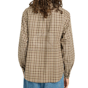 Camisa de Franela a Cuadros para Hombre, Mezcla de Algodón, Manga Larga, Cierre de Botones, Corte Regular, Secado Rápido, Ecológica y Transpirable, Venta Directa de Fábrica - Product Image 3