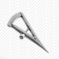 Pied à coulisse Castroviejo 0-20 mm droit 3,25 pouces, instruments chirurgicaux ophtalmiques réutilisables CE, vente en gros