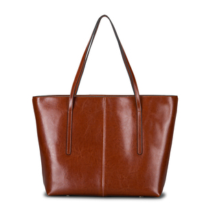 Bolso Tote de Cuero Clásico de Nuevo Estilo, Abierto por Arriba, Estilo Minimalista para Uso Diario - Product Image 1