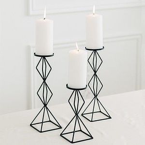 เชิงเทียนโลหะทรงสี่เหลี่ยมทันสมัย - Product Image 5