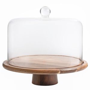 Handmade Aluminium <b>Cake</b> <b>Server</b> With Glass Lid Round Shape Customized Size <b>Cake</b> <b>Server</b> With Lid For Top Selling - Product Image 5