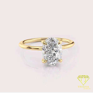 Unique Design Moissanite Engagement <b>Ring</b> for Women Bridal Wear Wedding Proposal and Romantic Present Available For Sale - Product Image 3