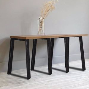 Patas de Muebles de Acero de Aleación Modernas y Resistentes de 28'' de Alto x 30'' de Ancho, Almohadillas Antideslizantes, Forma de U, Desmontables, para Mesa de Centro, Escritorio, Banco - Product Image 5