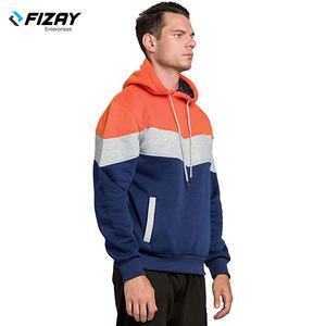 Sweat-shirt pour homme, style hip-hop d'hiver, coupe ajustée, 100% coton, motif uni, design patchwork, séchage rapide, streetwear, pas cher - Product Image 5