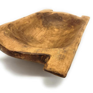 Elegante tazón de masa de madera maciza, tamaño personalizado, hecho a mano, ecológico, moderno, de lujo, vela de mesa, decoración de frutas, tazón grande - Product Image 4